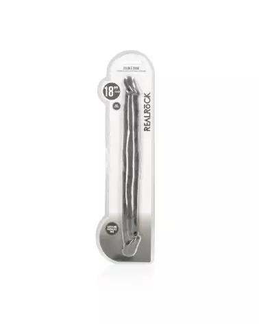 Double Dong 18/46 cm RealRock - Jouet réaliste et flexible pour plaisir partagé-2