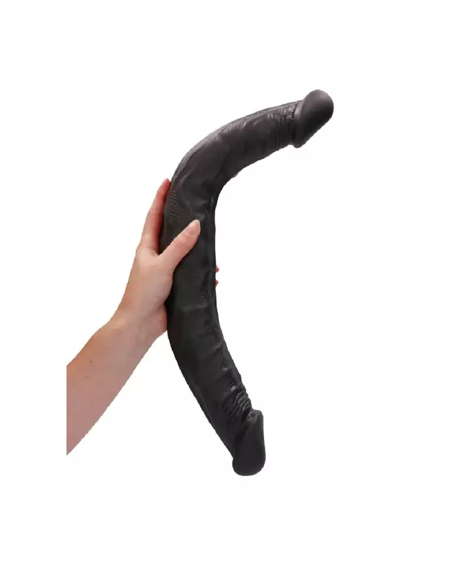 Double Dong 18/46 cm RealRock - Jouet réaliste et flexible pour plaisir partagé-7