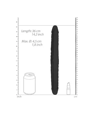 Double Dong 36 cm RealRock by Shots pour plaisir partagé-6
