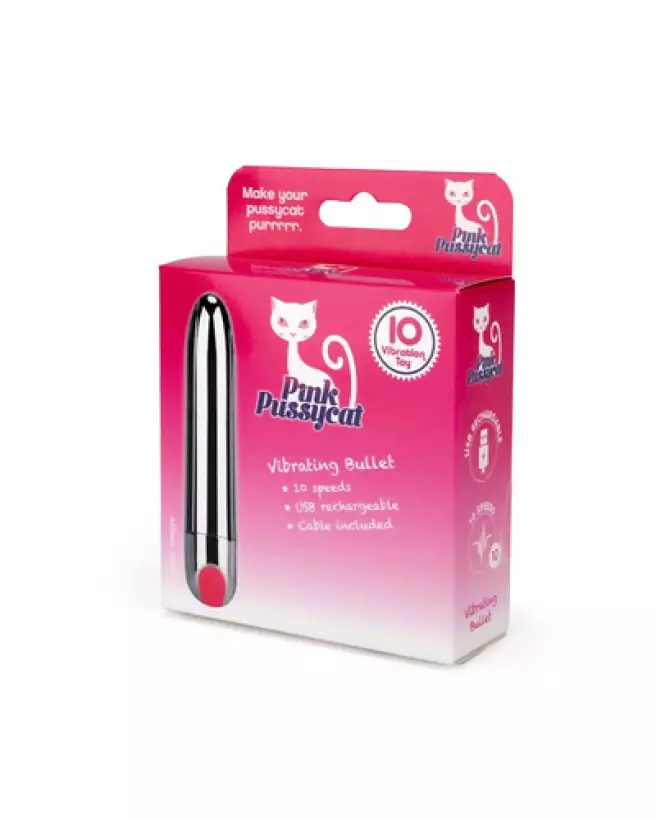 Image du Vibrating Clitoris Stimulator Bullet par Pink Pussycat, mini vibro puissant-1