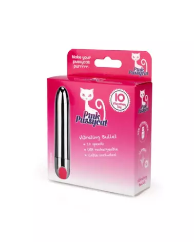 Image du Vibrating Clitoris Stimulator Bullet par Pink Pussycat, mini vibro puissant-1