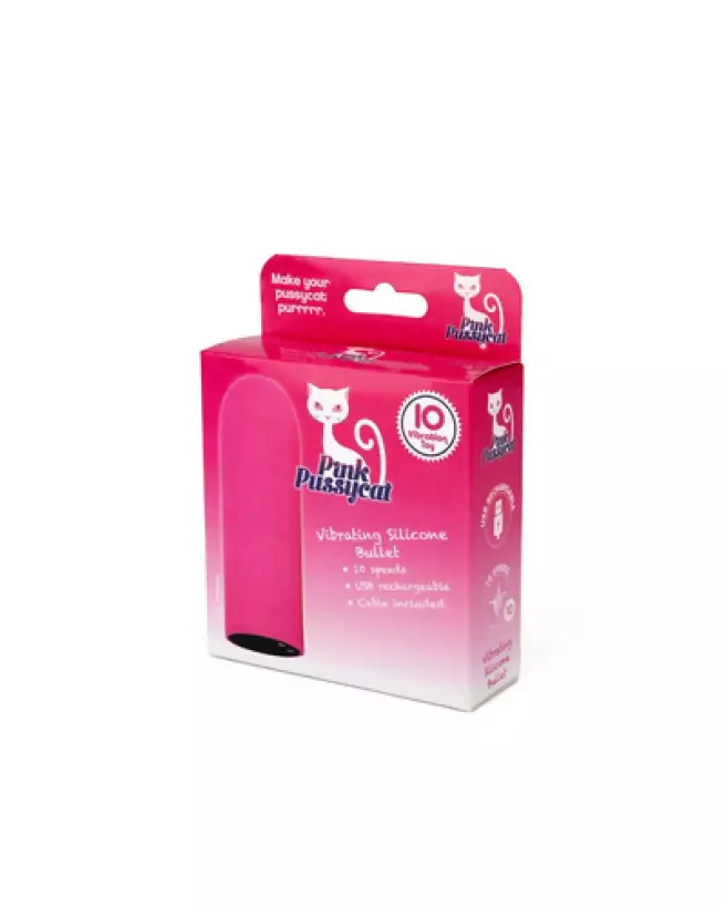 Image du Mini Vibro Vibrating Silicone Bullet par Pink Pussycat-1