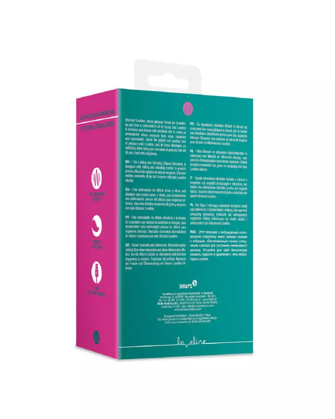 Image du stimulateur clitoridien Loveline by Shots, léchage et vibration-3