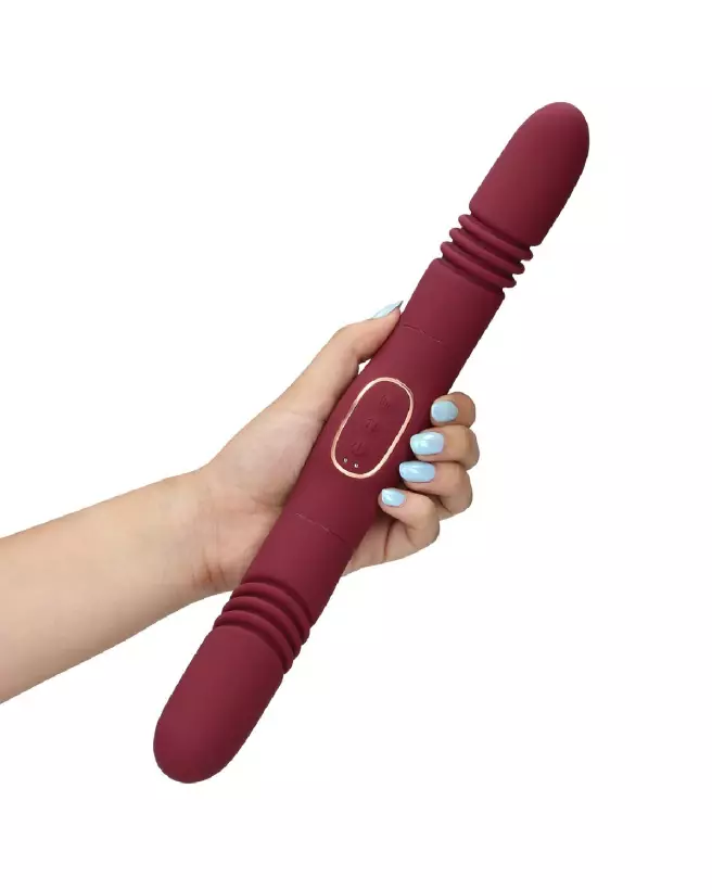 Image Vibrateur Double Face Thrusting Loveline, Double Dong Haute Qualité-7
