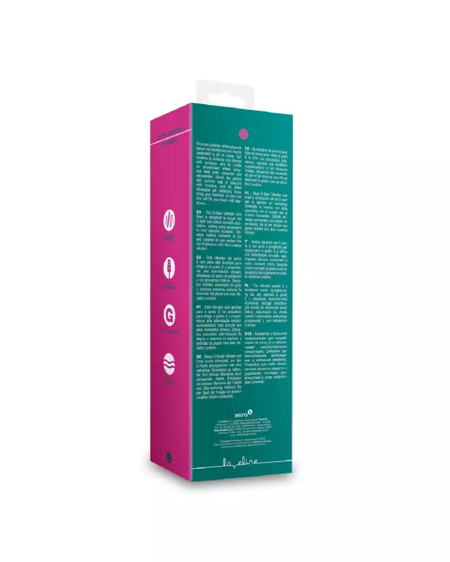 Vibrateur Point G avec bille Loveline by Shots pour stimulation intense-3