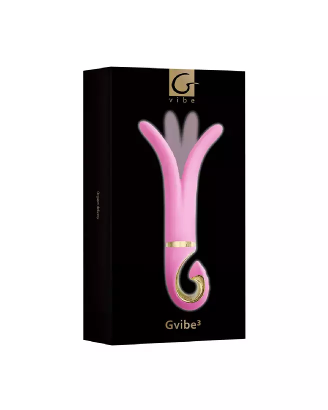 G-Vibe 3 Candy Pink vibromasseur en silicone médical ergonomique et doux-2