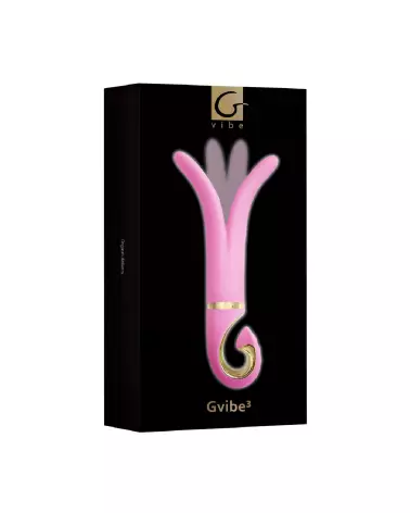 G-Vibe 3 Candy Pink vibromasseur en silicone médical ergonomique et doux-2