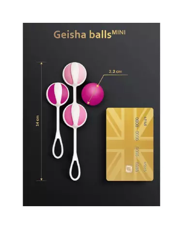 Image des Geisha Balls Mini Raspberry de G-Vibe, boules de Geisha en silicone médical pour tonification pelvienne-5