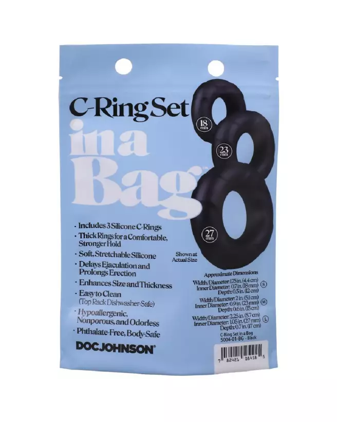 Set d'Anneaux C-Ring Doc Johnson pour performance et confort optimal-4