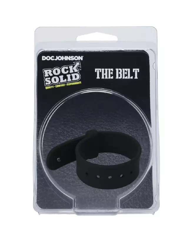 Cockring ajustable The Belt en silicone par Doc Johnson-2
