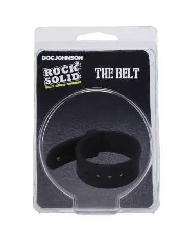 Cockring ajustable The Belt en silicone par Doc Johnson-2