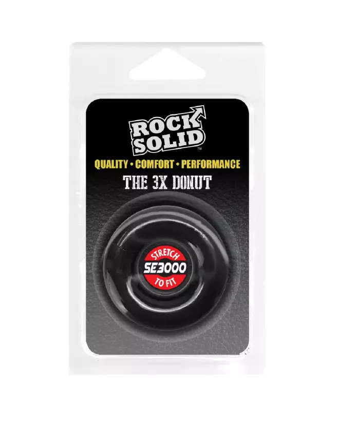 Cockring 3X Donut de Doc Johnson pour améliorer performance et endurance-2