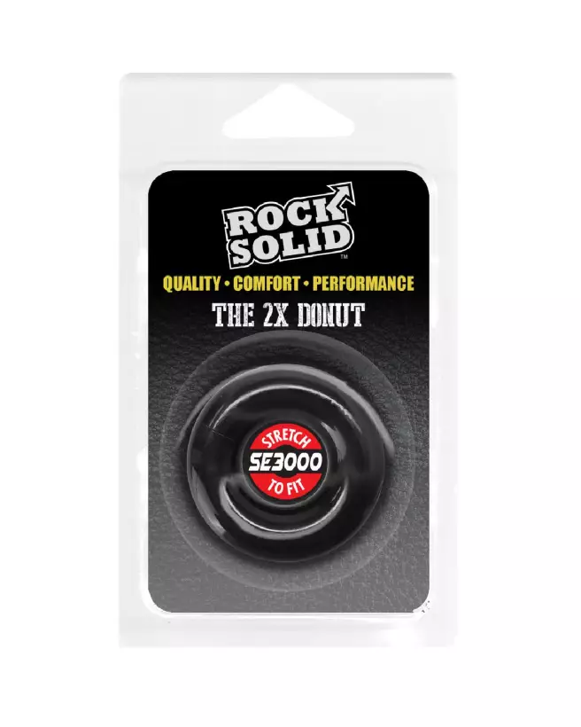 Cockring 2X Donut Doc Johnson pour performance et confort-2