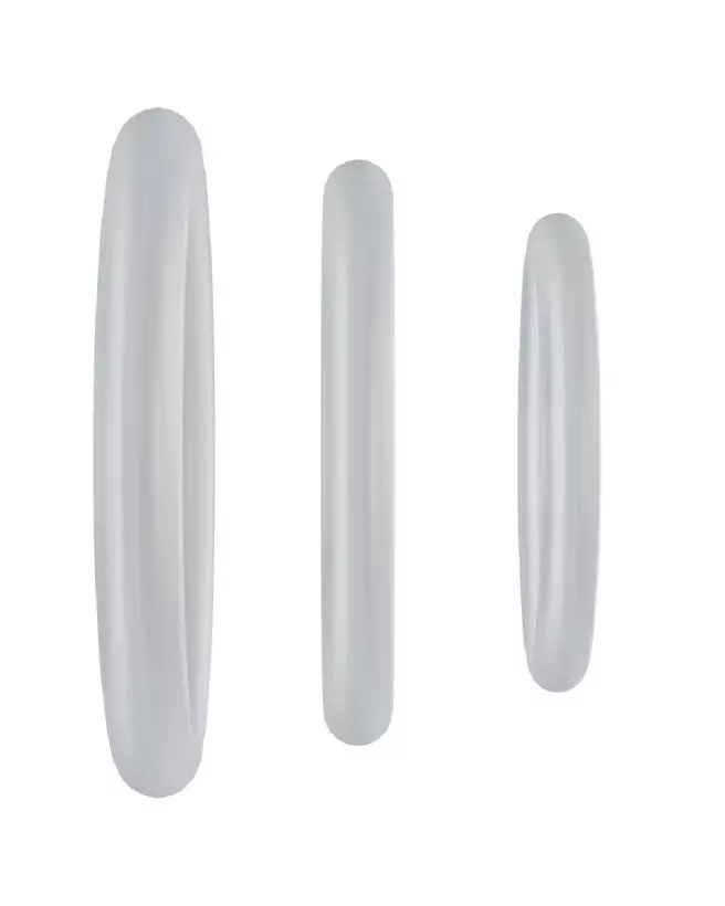 Tri-Pack Silicone Gasket Cockrings par Doc Johnson - Anneaux en Silicone-3