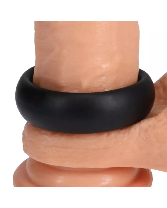 Silicone Collar Cockring Medium de Doc Johnson pour endurance et confort-4