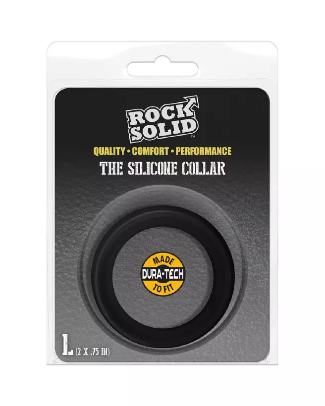Silicone Collar Large Cockring par Doc Johnson pour endurance et confort-2
