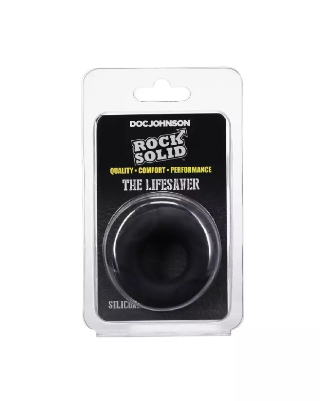 Cockring Lifesaver de Doc Johnson en silicone pour confort et performance-2