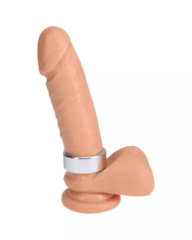 Cockring Medium en Alliage Brossé de Doc Johnson pour Performance et Confort-5