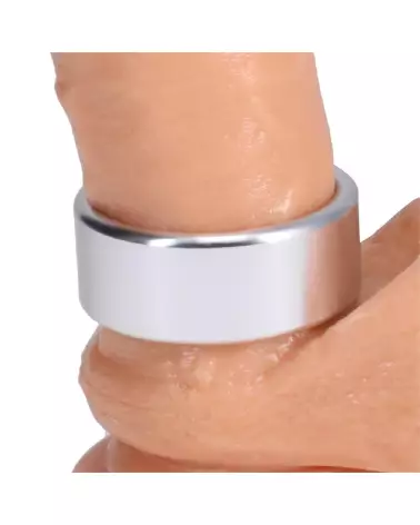 Cockring Medium en Alliage Brossé de Doc Johnson pour Performance et Confort-6