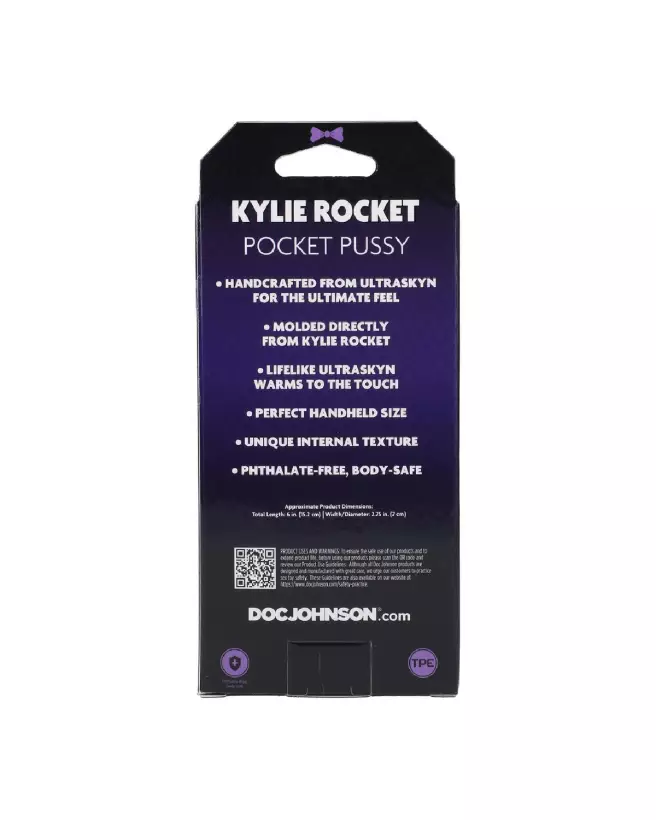 Image du Masturbateur Kylie Rocket ULTRASKYN Vanilla par Doc Johnson - Texture Réaliste-3