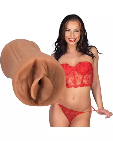 Masturbateur Aidra Fox ULTRASKYN caramel par Doc Johnson pour une expérience réaliste-1