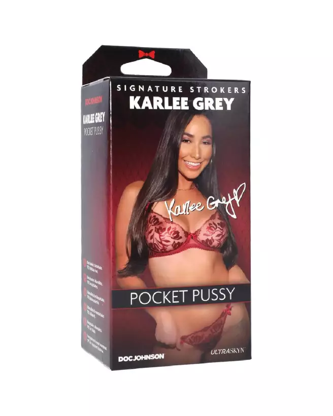 Karlee Gray ULTRASKYN Pocket Pussy Masturbator par Doc Johnson, texture réaliste, produit intime pour homme-2