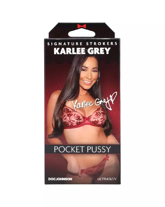 Karlee Gray ULTRASKYN Pocket Pussy Masturbator par Doc Johnson, texture réaliste, produit intime pour homme-3