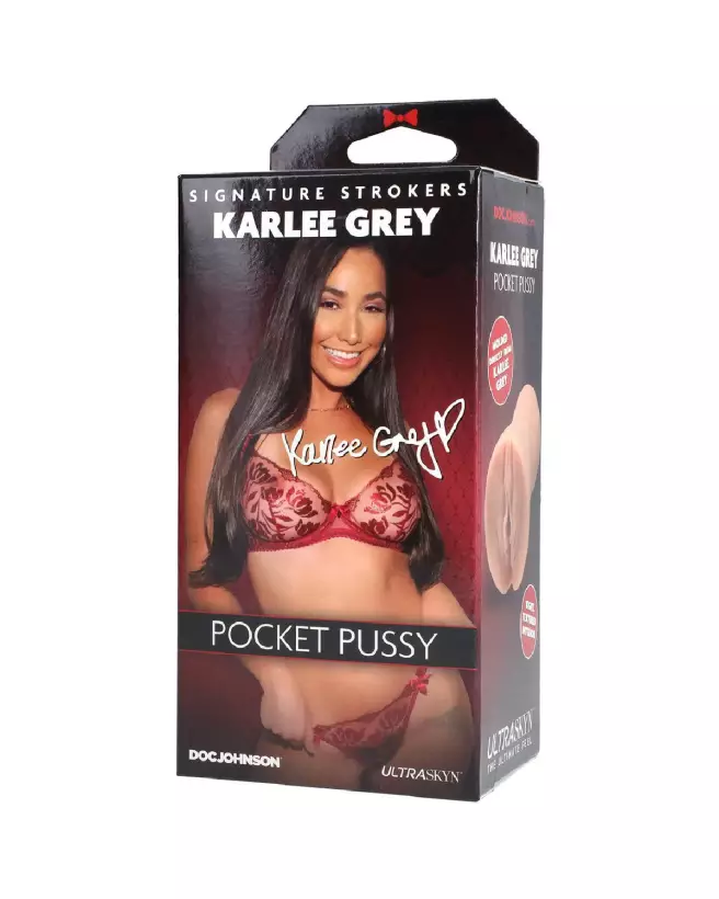 Karlee Gray ULTRASKYN Pocket Pussy Masturbator par Doc Johnson, texture réaliste, produit intime pour homme-4