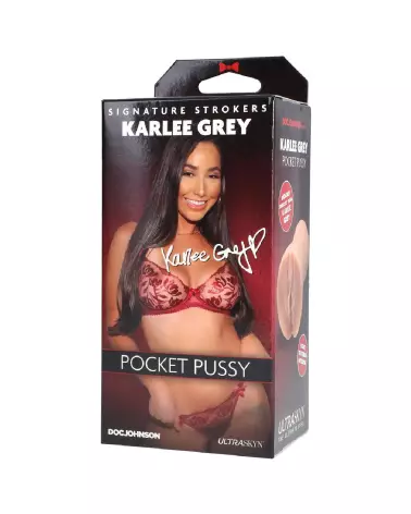 Karlee Gray ULTRASKYN Pocket Pussy Masturbator par Doc Johnson, texture réaliste, produit intime pour homme-4