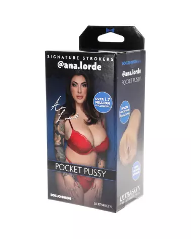 GOSM ULTRASKYN Pocket Pussy Masturbator par Doc Johnson - sensation réaliste et confortable-4