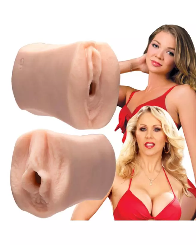 Doc Johnson Double Pocket Pussy Masturbator inspiré par Jessie Andrews et Julia Ann-1