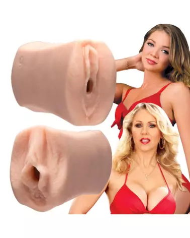 Doc Johnson Double Pocket Pussy Masturbator inspiré par Jessie Andrews et Julia Ann-1