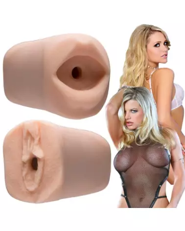 Mia Malkova et Vicky Vette Double Pocket Pussy Masturbateur par Doc Johnson-1