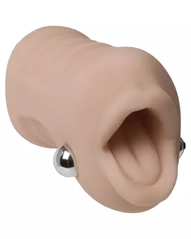 Image du Vibrating Deep Throat Sucker de Doc Johnson, masturbateur réaliste-4