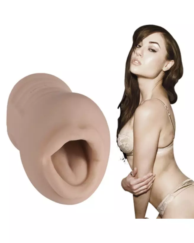 Masturbateur Deepthroat Pocket Pal de Doc Johnson, sextoy bouche réaliste pour plaisir intense-1