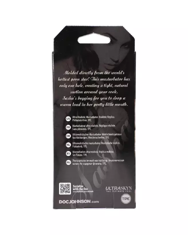 Masturbateur Deepthroat Pocket Pal de Doc Johnson, sextoy bouche réaliste pour plaisir intense-3