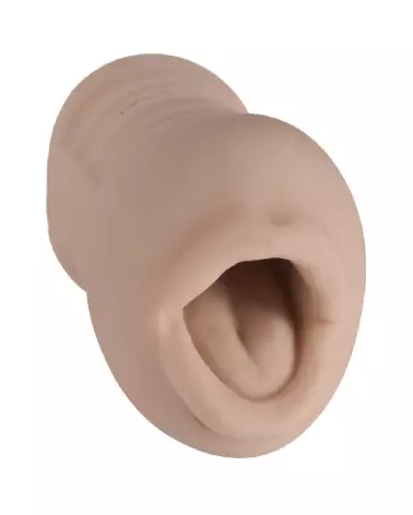 Masturbateur Deepthroat Pocket Pal de Doc Johnson, sextoy bouche réaliste pour plaisir intense-5