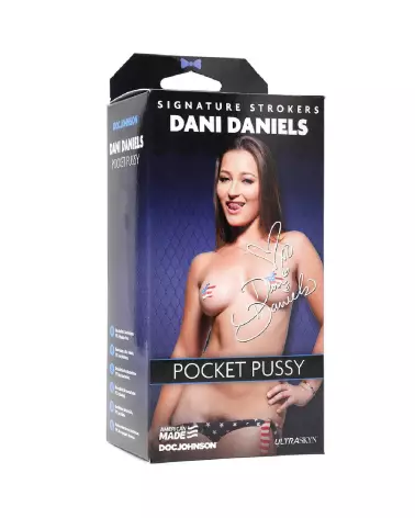 Image du masturbateur Dani Daniels ULTRASKYN Pocket Pussy de Doc Johnson, sensation réaliste et discrète-2