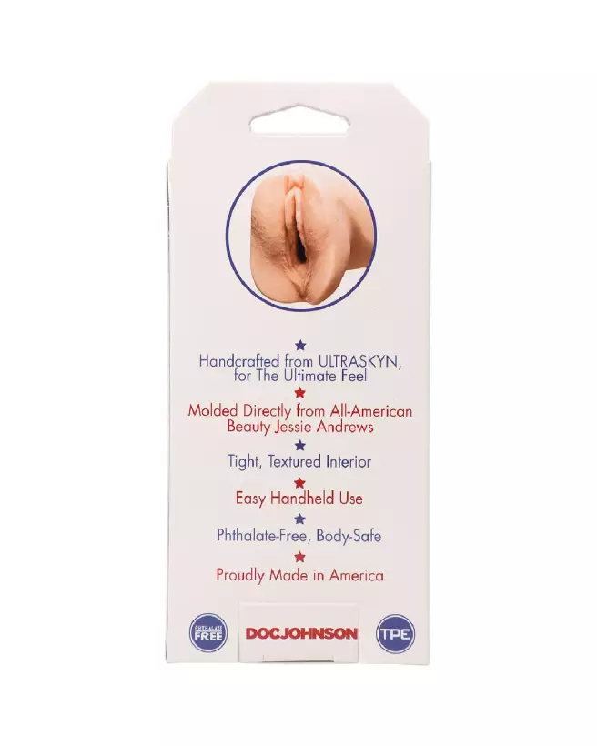 Jessie Andrews ULTRASKYN Pussy Masturbator par Doc Johnson – Image du Produit-4