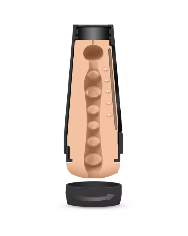 GOSM ULTRASKYN Pussy Masturbator par Doc Johnson, texture réaliste, confort optimal-6