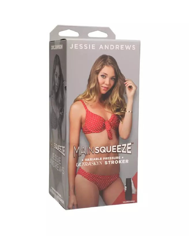 Image du masturbateur Jessie Andrews ULTRASKYN by Doc Johnson, texture réaliste et design ergonomique-2