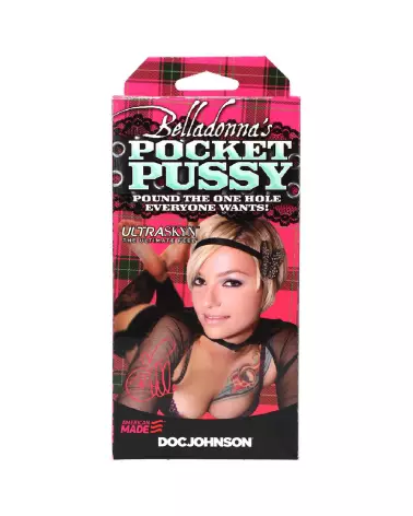 Image du Masturbateur de poche Belladonna's ULTRASKYN de Doc Johnson - Texture Vanille-3