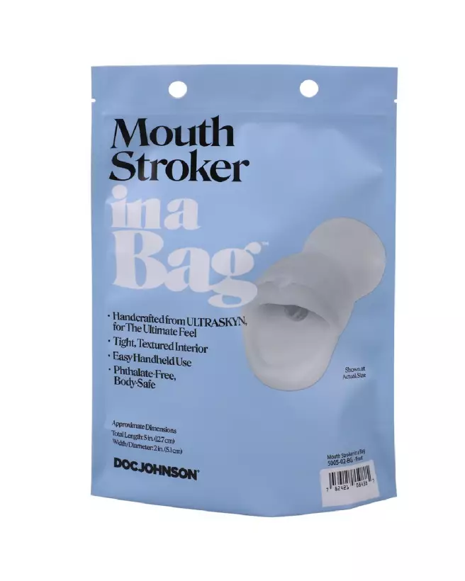 Masturbateur Mouth Stroker de Doc Johnson pour expérience orale réaliste-4