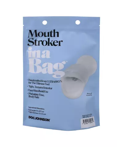 Masturbateur Mouth Stroker de Doc Johnson pour expérience orale réaliste-4