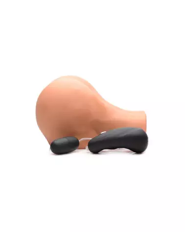 Masturbateur vibrant Tia Curve Toys en position doggy style-4