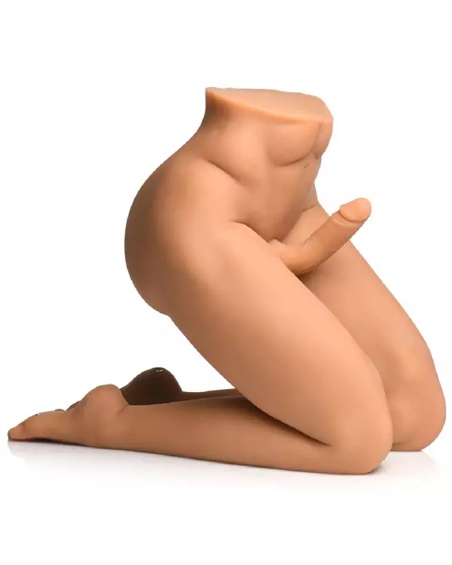 Jock Male Sex Partner poupée réaliste avec dildo thrustant de Curve Toys-4