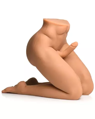 Jock Male Sex Partner poupée réaliste avec dildo thrustant de Curve Toys-4