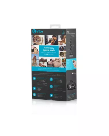 Cinco Vibrating Anal Beads par COTR Inc, chapelet anal de luxe-3