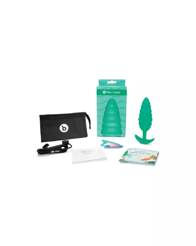 Image du Twist Texture Plug de COTR Inc, plug anal vibrant pour stimulation intense-3