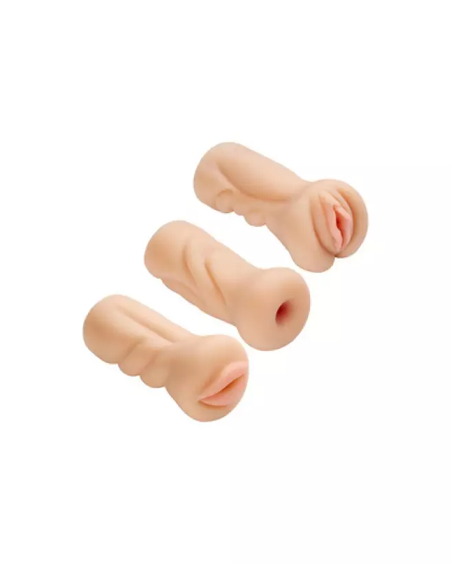 Image du Kit Masturbateur Trio Stroker Cloud 9 - Vagin, Anus, Bouche-1